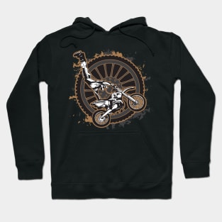 Motocross Extreme Stunt Motorcycle Hoodie